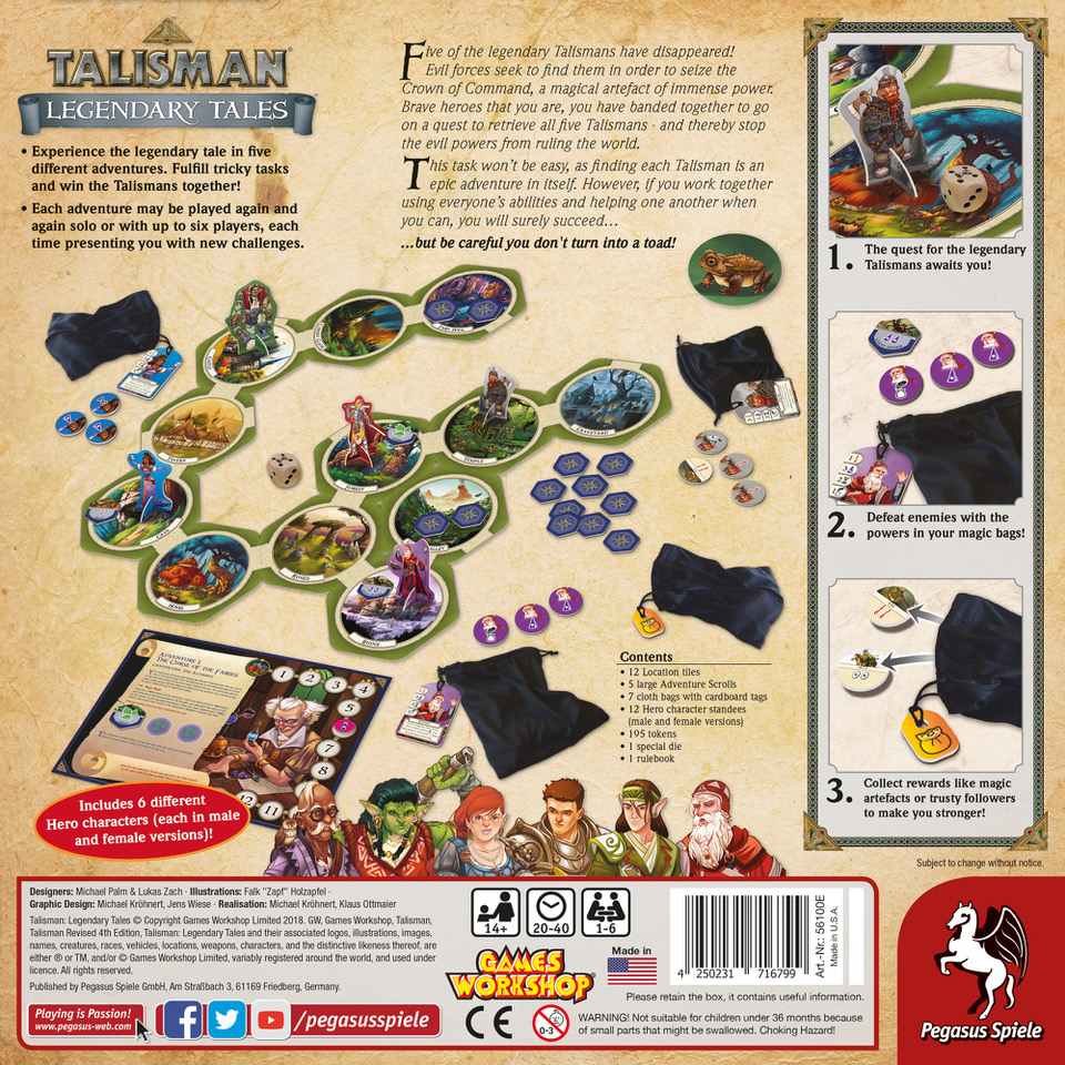 First ponderings about Talisman: Legendary Tales – Welcome to Talisman ...